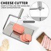 Bectyton Stainless Steel Cheese Slicer, Cheese Slicers for Block Cheese,