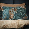 Catherine Lansfield Tropic Tiger Leaf Reversible Single Duvet Cover Set