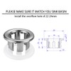SKYPIA 4 Pcs Sink Overflow Ring Set Bathroom Accessary Kitchen