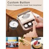 MakeID Q1 Label Maker Machine with 3 Tapes - Portable