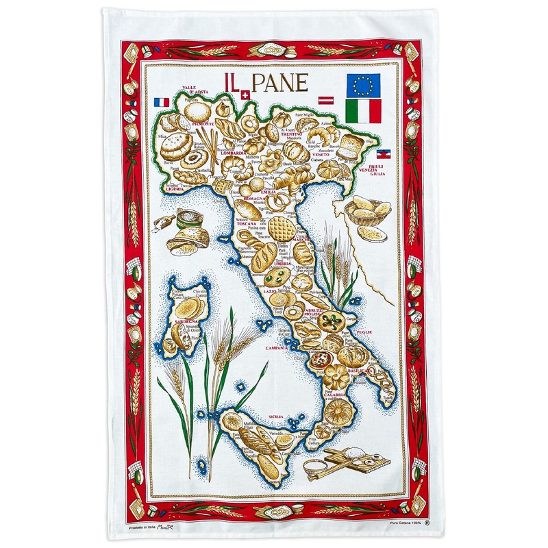 BLU RITMO Kitchen Towel Set, Cotton Kitchen Towels Made in