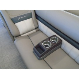 BUYCUPHOLDERS>COM Portable Cup Holders, Zwood Carbon Simtex, Marine RV Pontoon BUYCUPHOLDERS.COM