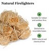 Natural Firelighters. 100% British and Sustainable. Plastic Free Packaging. (30