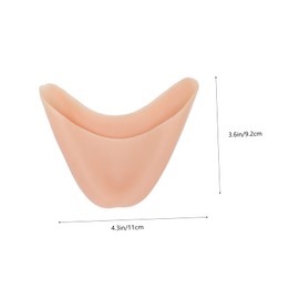 SAFIGLE 1Pair Comfortable Ballet Toe Cover Skin Color Pointed Shoe Tiptoe Protector Durable Foot Toe Cushion Washable and Reusable Fits All Shoe Reduces Toe Discomfort