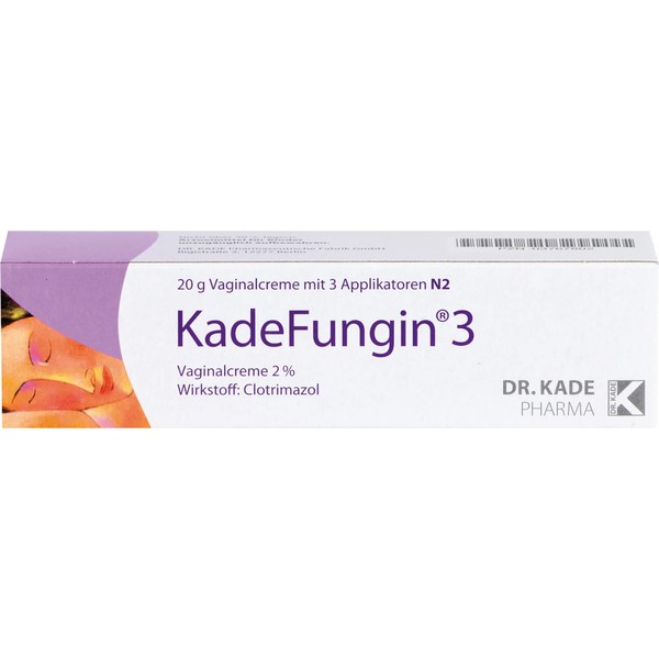 KadeFungin 3 Vaginalcreme, 20 g Cream