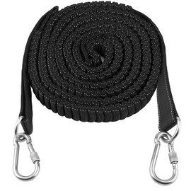 Itayak Boat Bungee Dock Line, 10-18ft Shock Absorption Elastic Mooring Anchor Rope Stretch Cord with Stainless Steel Clip Accessories for Boat, Pontoon, Kayak, Jet Ski, Canoeing, Watercraft