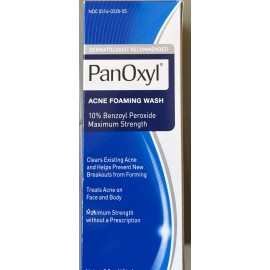 PanOxyl Acne Foaming Wash - 5.5oz