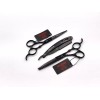 EVOLVING Tijeras Negro Mate Profesionales Acero Japones 440c Barberia