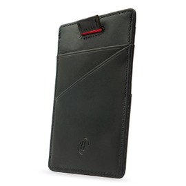 Hoq's Mens Card Wallet - Small Wallet with RFID Blocking - Pocket Friendly Card Holder for Men - Vegan Leather - Cool, Unique Slim Mens Wallet to Reduce The Bulk - The Adventurer