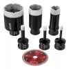 Vevor Kit De Sierra Perforadora Para Baldosas Broca De Diamante