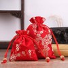 Plum blossom pattern mini lucky pouch / 매화무늬 미니 복주머니