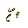 FUXXER® - antique coat hook, towel hook, cast iron brass