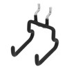 WOONEKY Durable Wall Hooks for Tools Accessories Garage Pegboard Hooks