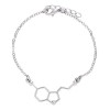 Pulsera De Moda Mujer Serotonina Molécula De La Felicidad