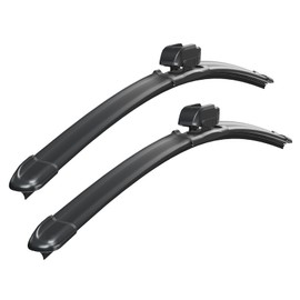 VENRAIN 24"+18" Wiper Blades for Car/SUV – OEM Quality, J-Hook & Clip Adapter Included, All-Season Quiet Wipers (Set of 2)