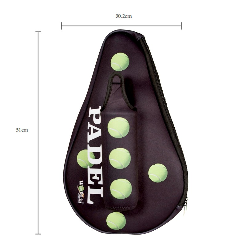 WORLin360- Padel Racket Case, with Ball Pocket, Case for Padel