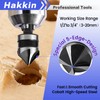 Hakkin 5Pcs Burr Removal Tool, Deburring External Chamfer Tool with