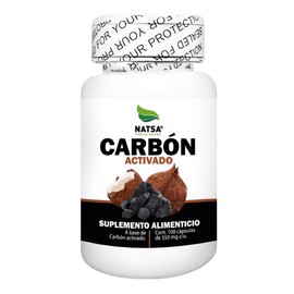 Carbón Activado 100 cápsulas, calidad Premium