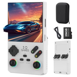 RegiisJoy V40 Max Handheld Game Console, 4 inch IPS Screen 40000 Games Retro Arcade Console, 256G Mini Portable Pocket Arcade 4000mAh