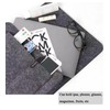 PmHaurient Bedside Caddy,Felt Bed Side Caddy Organizer With 5 Pockets