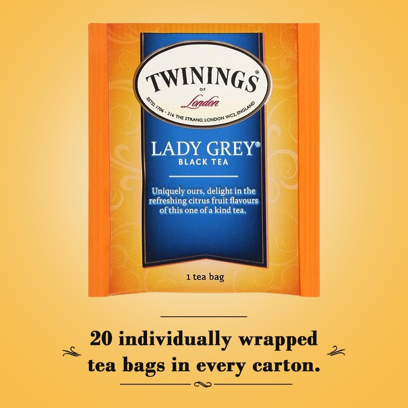 Twinings Lady Grey Tea - A Fresh, Uplifting Black Tea