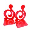 1Pair Music High Note Art bookends bookends Gift Red