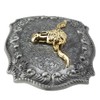 Diarypiece Big Cowboy Belt Buckle Long Horn Bull Belt Buckle