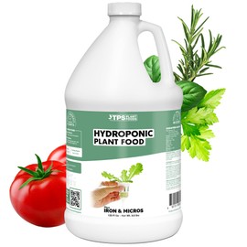 Hydroponic Plant Food, Complete One Part Liquid Hydroponic Fertilizer, 1 Gallon (128 oz)