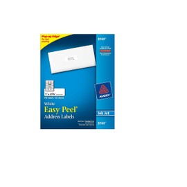 Avery 8160 Inkjet Address Labels - 1 x 2-5/8" - White - 750 ct. pack of 4