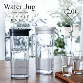 Asbel Bio SP-200 Barley Tea Pot, One Push, 0.7 gal (2.1 L), Black, Square