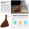 Happyyami Mini Palm Broom Bed Cleaning Broom Straw Witch Broom
