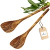 HOFMEISTER Olive Wood Cooking Spoon (2 x Sharpener Cooking Spoons