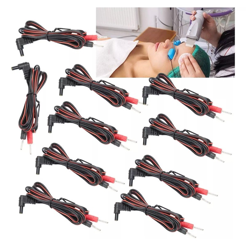 1 Cables Conductores De Electrodos Tens 10 Piezas