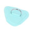 6Pcs PVC D Ring Patch Elastic Rope Set Stainless Steel