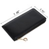 YALUXE Women's RFID Blocking Genuine Leather Wallet Card Holder with