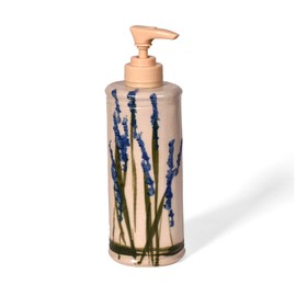 Holman Pottery Handmade Soap Lotion Dispenser, Wildflower,One Size