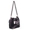 EyeCatch - Jenna Faux Leather Cross Body Duffle Bag ShoulderBag