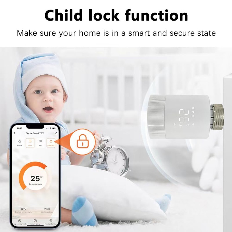 RKHK TR-M3Z-WIFI Temperature Control Valve WiFi Add-on Compatible with Alexa,