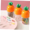 jojofuny 1 Set Creative Carrot Paper Clips Multi Use Clips