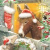 Tom Smith Giftmaker Pack 10 Square Christmas Cards 2 Festive