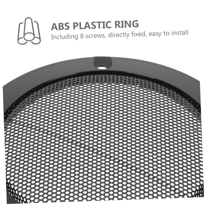 KONTONTY 1set Car Speaker Guard Decorative Mesh Protector for Speakers