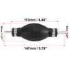 X AUTOHAUX 4pcs 6mm 1/4" Rubber Fuel Transfer Vacuum Fuel