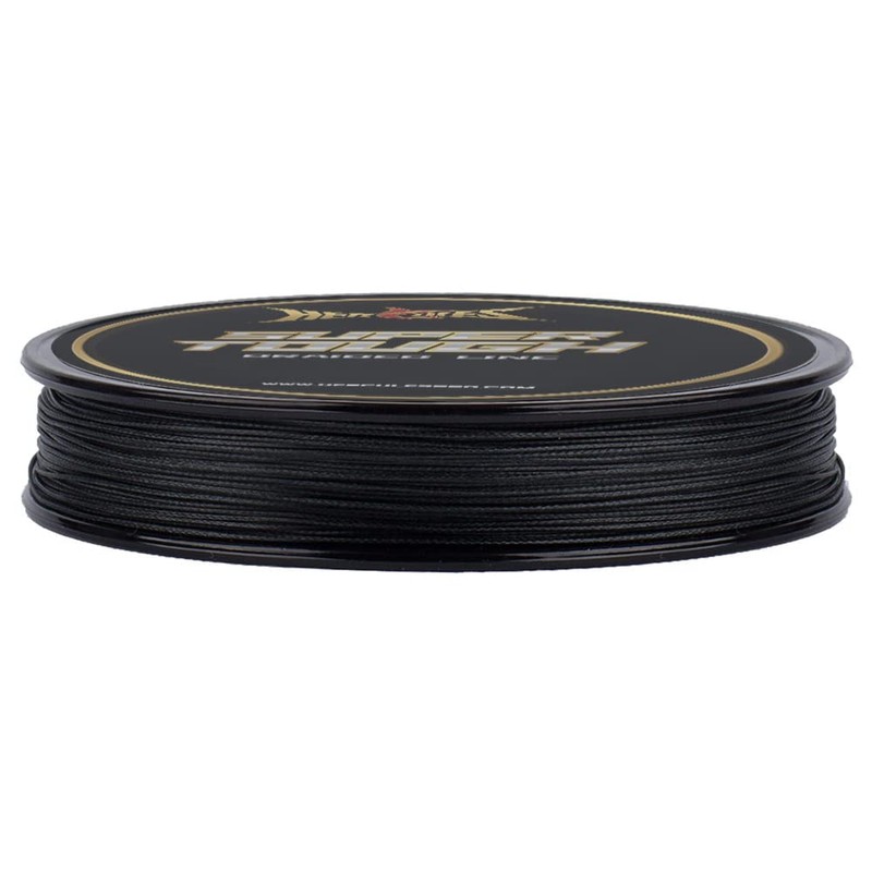 HERCULES 4 Braid PE Line Fishing Line Black 30lb 150yds