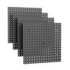 WALMANN 4 PCS 16" x 16" Metal Pegboard Panels for