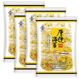 Want Want Seaweed Rice Cracker, 4 x 160 g, by WaNaHong