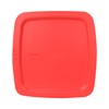 Pyrex C-222-PC 2-Quart Red Plastic Food Storage Replacement Lid Cover,