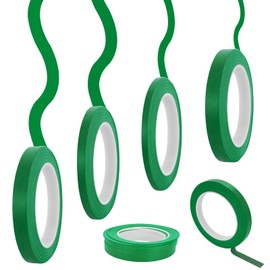 CIATBYYJ 4 Rolls Pinstripe Tape, Green Automotive Masking Tape for Painting, High Adhesion Masking Tapes for DIY, Car, Paint, Art Creat (1/16, 1/8, 1/4 and 1/2 Inch Wide x 52 Yard Long)