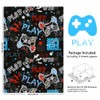 Geluode Video Game Wrapping Paper for Boys Kids Girls, 4