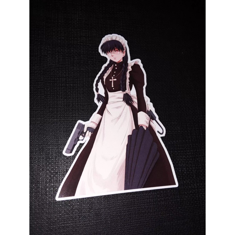 Roberta Black Lagoon Glossy Sticker Anime Waterproof!