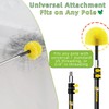 4.6-12 Feet Telescopic Pole with Cobweb Duster, 20 Ft Reach